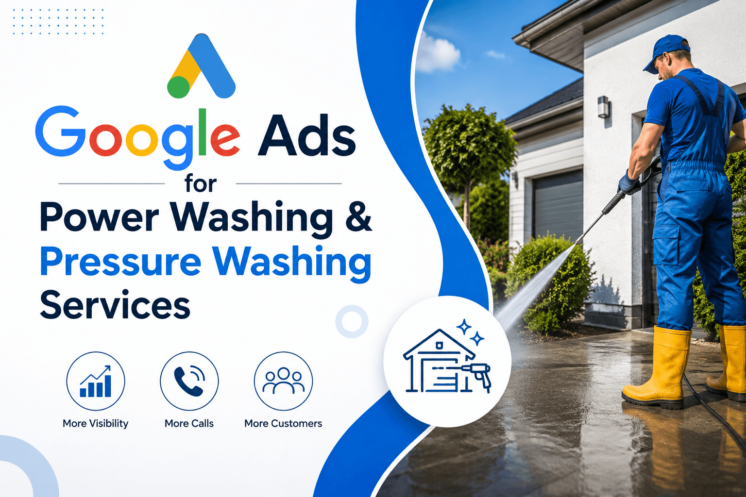 How Google PPC Ads Helped a Power Washing Company Generate Massive Leads