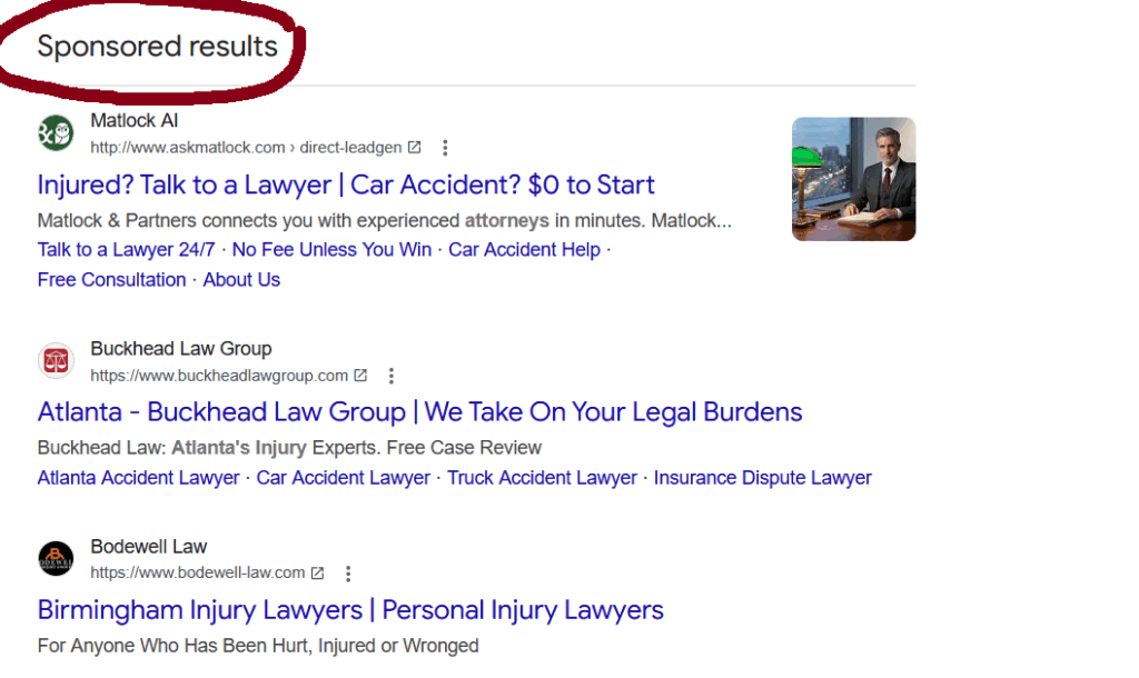 google ads for lawyers