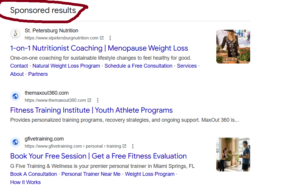 Google business ad
