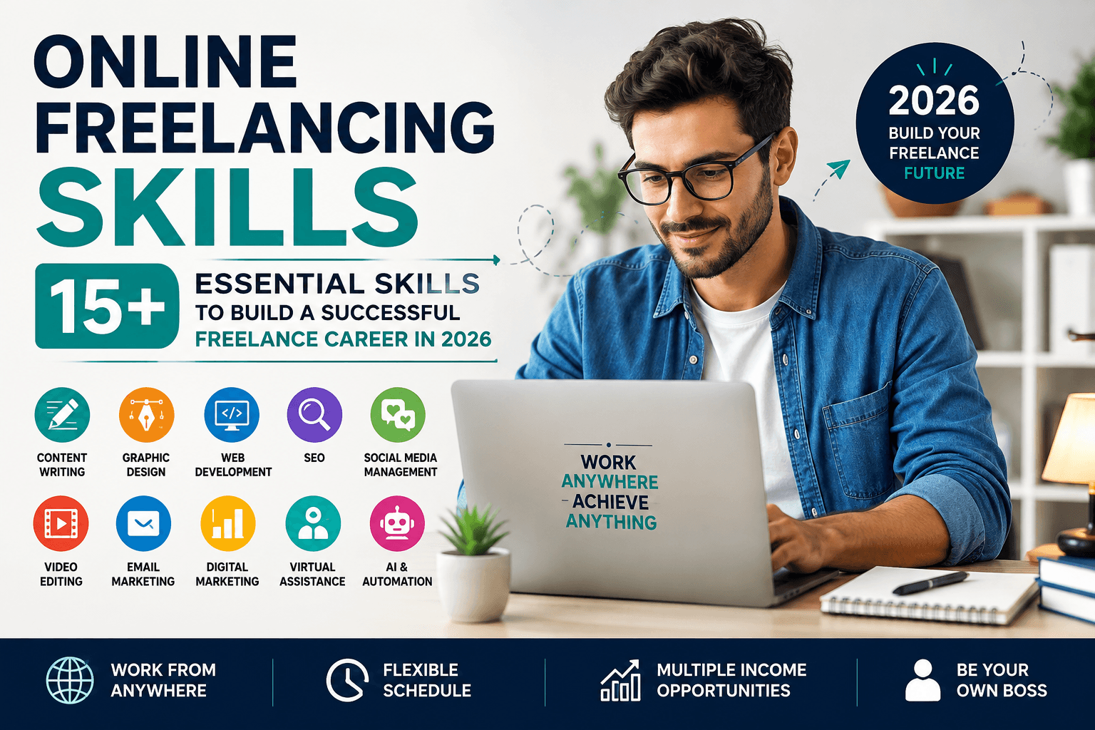 Online Freelancing Skills: 15+ Essential Skills to Build a Successful Freelance Career in 2026