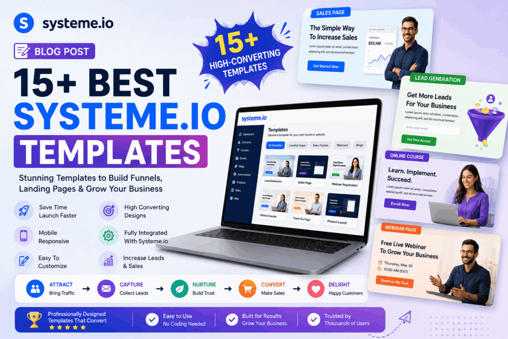 best systeme.io templates