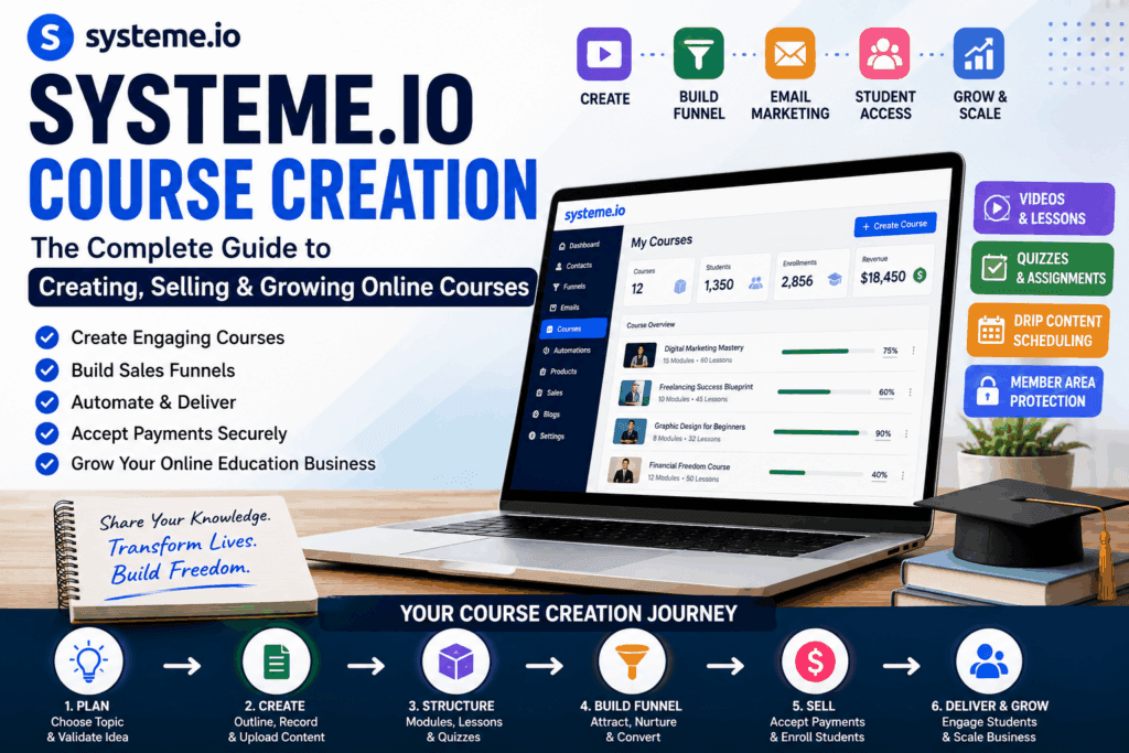 Systeme.io Course Creation: