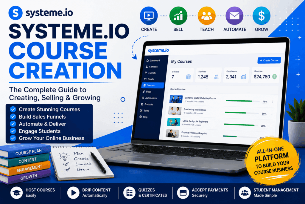 Systeme.io Course Creation
