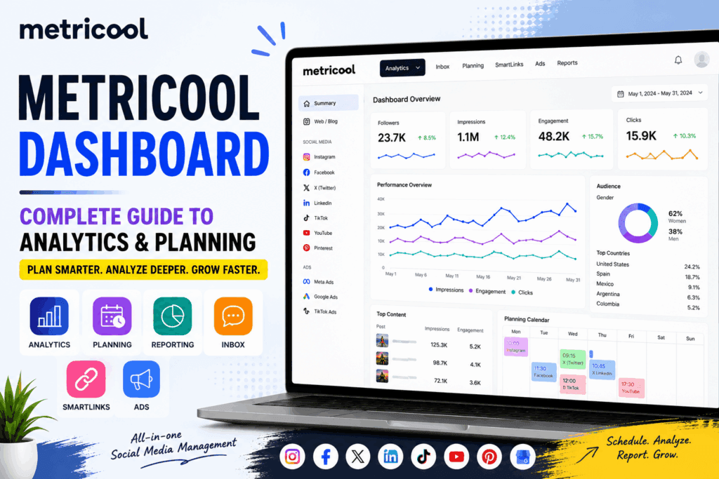 metricool dashboard