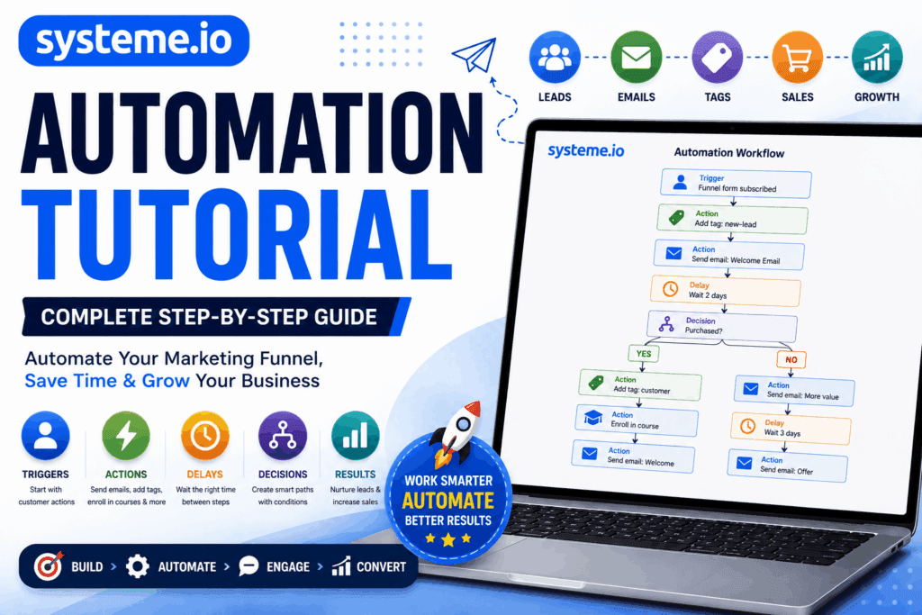systeme.io automation tutorial