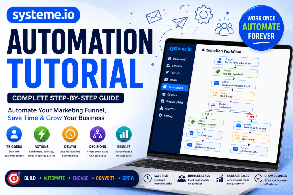 systeme.io automation tutorial